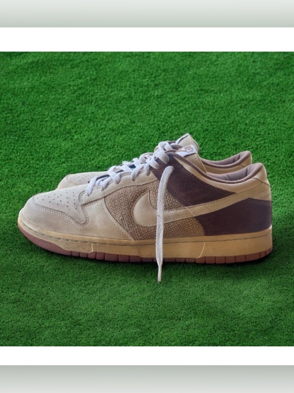 Nike Dunk Low CL SB Leather Hemp Shoes 304714-224 Men’s Size 12